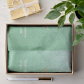 Quottes van de groene Gold Lotus Yoga-onderhoudsin Tissuepapier (Geschenk)