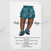 Quottes voor eerste stappen baby briefpapier (Voorkant / Achterkant)