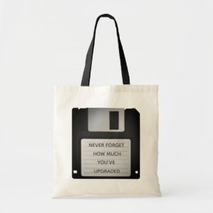 Quotum voor motivatie diskettestation tote bag