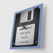 Quotum voor motivatie diskettestation vierkante klok (Hoek)