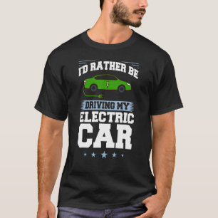 Quotumbatterij voor elektrische autolaadstation t-shirt