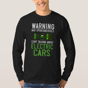 Quotumbatterij voor elektrische autolaadstation t-shirt