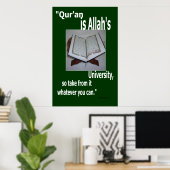 Quran is het universitaire Poster van Allah (Thuiskantoor)