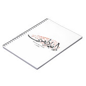 Quranic Arabic Calligraphy – Surah An-Najm Notitieboek (Linkerzijde)