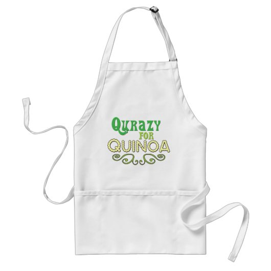 Qurazy voor Quinoa © - Funny Quinoa Quote Apron Standaard Schort (Voorkant)