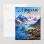 Quttinirpaaq Nationaal Park Canada Briefkaart (Voorkant / Achterkant)