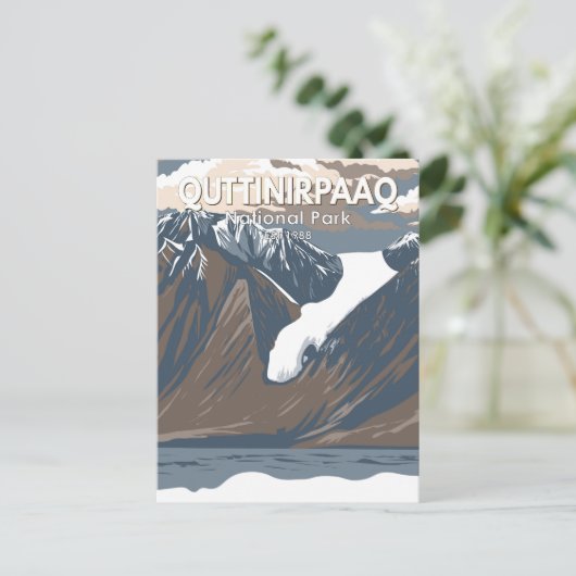 Quttinirpaaq National Park Canda Travel Briefkaart (Staand voorkant)