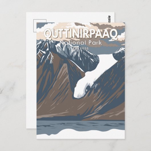 Quttinirpaaq National Park Canda Travel Briefkaart (Voorkant / Achterkant)