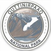 Quttinirpaaq National Park Canda Travel Sticker (Voorkant)