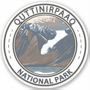 Quttinirpaaq National Park Canda Travel  Sticker
