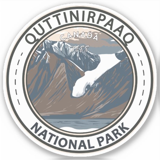Quttinirpaaq National Park Canda Travel  Sticker (Voorkant)