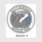 Quttinirpaaq National Park Canda Travel  Sticker (Vel)