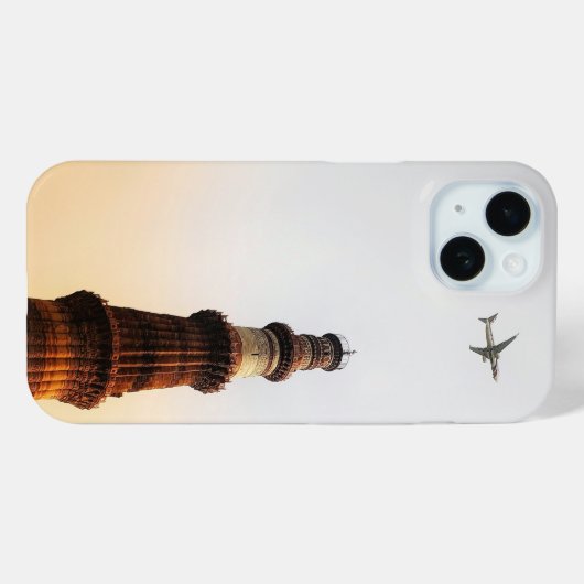 Qutub minar Case-Mate iPhone case (Achterkant (horizontaal))