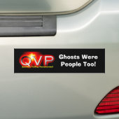 QVP-geesten waren mensen te Bumpersticker (Op auto)