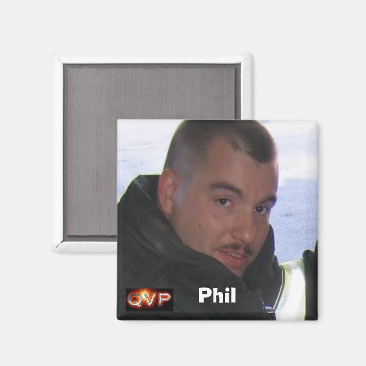 QVP Phil Magnet (Voorkant / Achterkant)