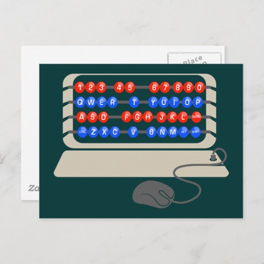 QWERTY B.C. BRIEFKAART (Voorkant / Achterkant)