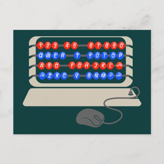 QWERTY B.C. BRIEFKAART (Voorkant)