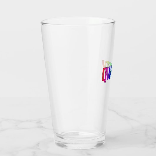 QWERTY GLAS (Rechts)