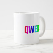 QWERTY GROTE KOFFIEKOP (Voorkant rechts)