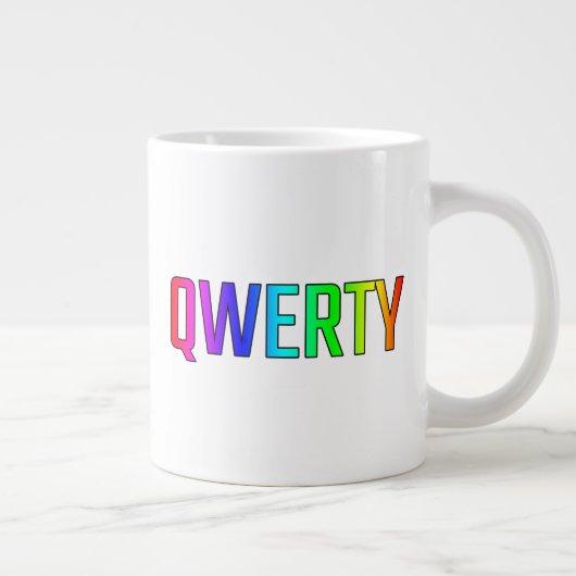 QWERTY GROTE KOFFIEKOP (Rechts)