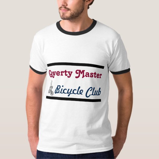 Qwerty Master Bicycle Club T-shirt (Voorkant)
