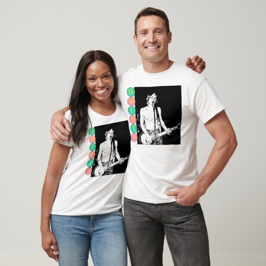 Qwerty Master Retro Band Afbeelding T-shirt (Unisex)