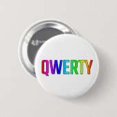 QWERTY RONDE BUTTON 5,7 CM (Voorkant /achterkant)