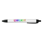 QWERTY ZWARTE INKT PEN (Bodem)