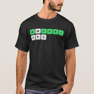 QWFPGJ WARS Geek Colemak Toetsenbord T-shirt