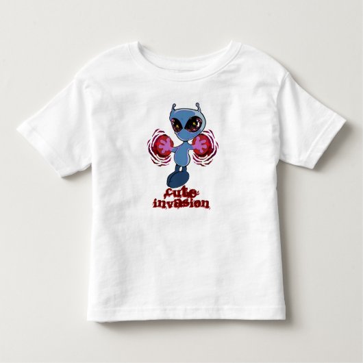 Qwiby: Cute Invasion Toddler T-shirt (Voorkant)
