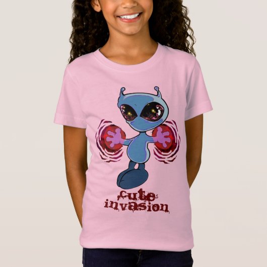 Qwiby: Cute Invasion Toddler T-shirt (Voorkant)