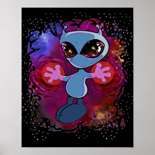 Qwiby | Kosmische piek Poster (Voorkant)