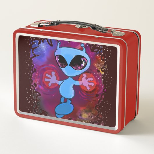 Qwiby Metal Lunch Box (Achterkant)