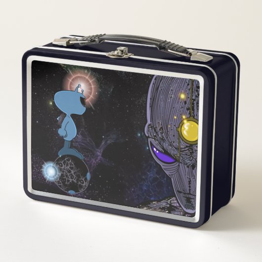 Qwiby Metal Lunch Box (Voorkant)
