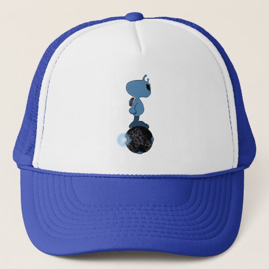 Qwiby's Sphere Rider trucker hat Pet (Voorkant)