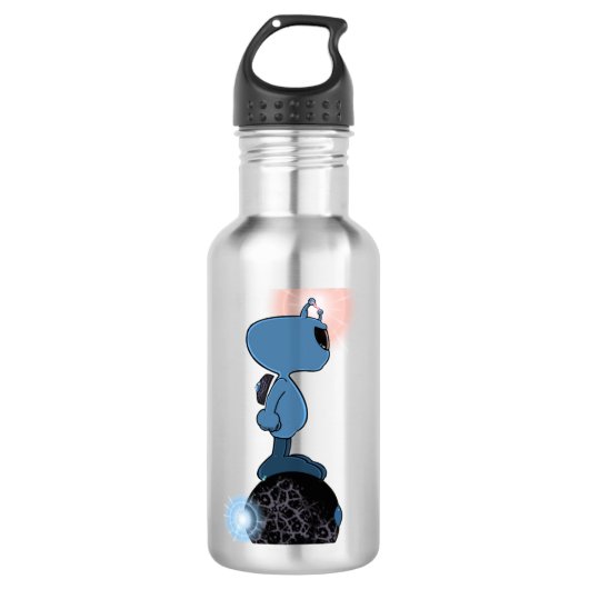 Qwiby's Sphere Rider Water Bottle Waterfles (Voorkant)