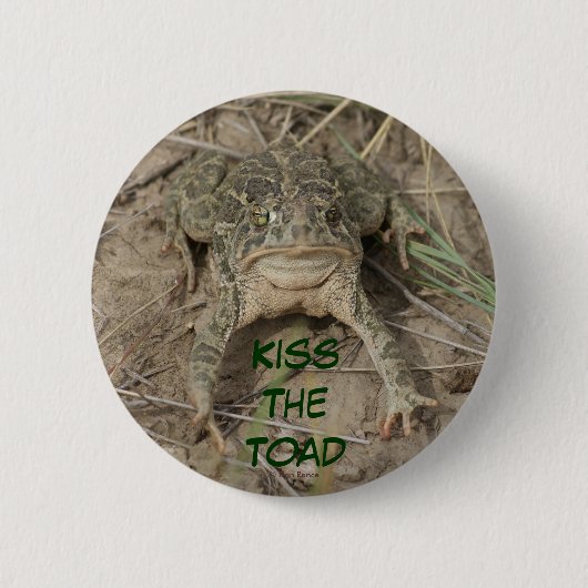 R10 Prairie Toad Ronde Button 5,7 Cm (Voorkant)