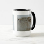 R11 Snowshoe Hare Head Shot Mok (Voorkant rechts)