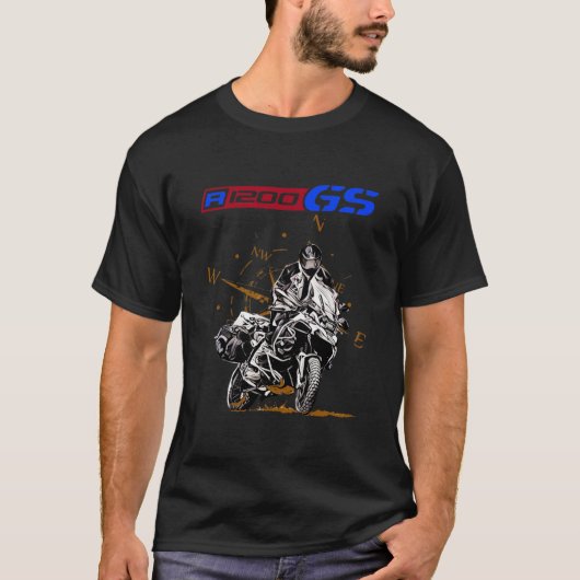 R1200 GS Adventure Premium Big Trail T-shirt (Voorkant)