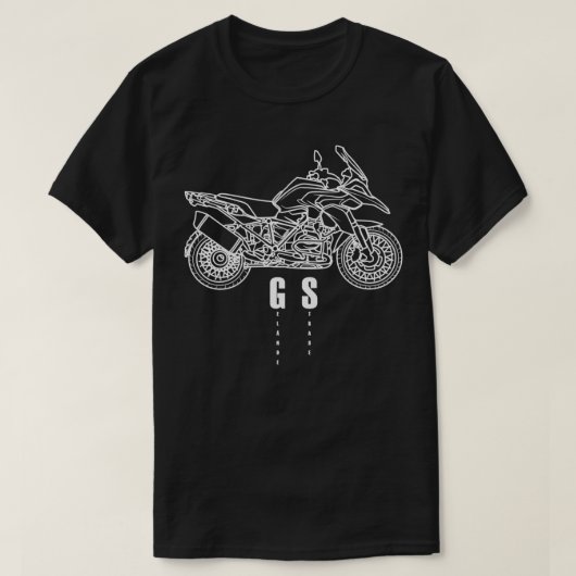 R1200GS Enduro Motorrad GS T-shirt (Design voorkant)