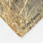 R18 Coyote Laying Fleece Deken (Hoek)