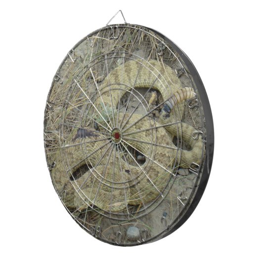 R20 Prairie Rattlesnake Wond Dartbord (Voorkant Rechts)