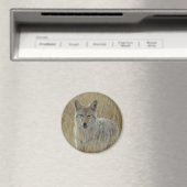 R2 Coyote in hoog gras Magneet (Insitu (Vaatwasser))