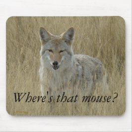 R2 Coyote in hoog gras Muismat