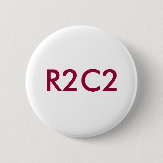 R2C2 RONDE BUTTON 5,7 CM (Voorkant)