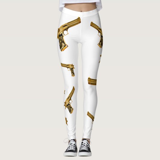 R2R Gold-Pistool Leggings (Voorkant)