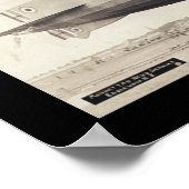 R34 Dirigibele Blimp Foto 1910 Poster (Hoek)