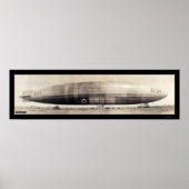 R34 Dirigibele Blimp Foto 1910 Poster (Voorkant)