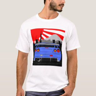 R34 en de stijgende zon t-shirt