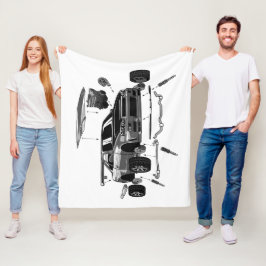 R34 SKYLINE ASSEMBLY FLEECE DEKEN